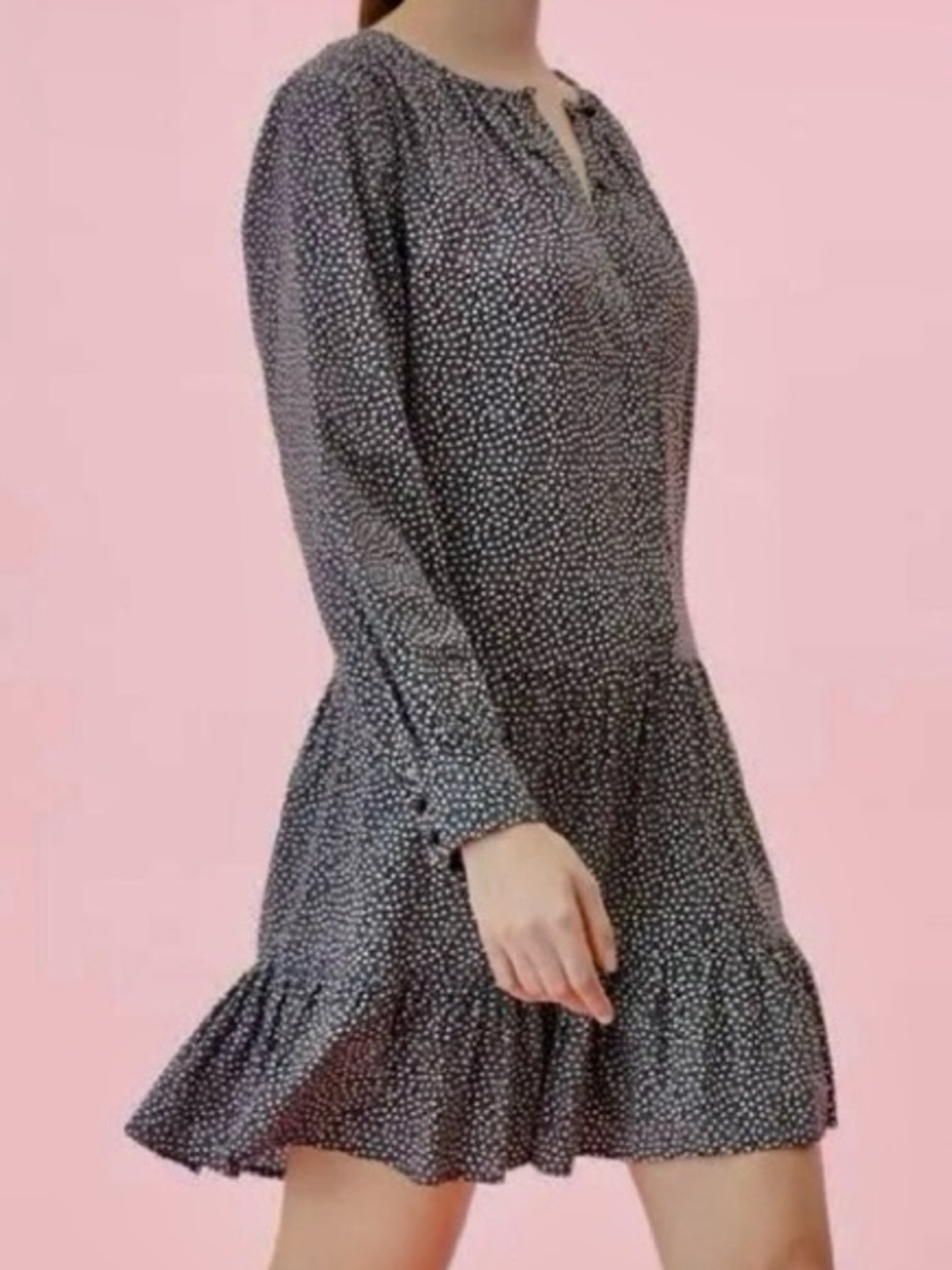 LA VIE REBECCA TAYLOR $295 • 35” bust /size small • Nouvelle Dot Dress fall 2020